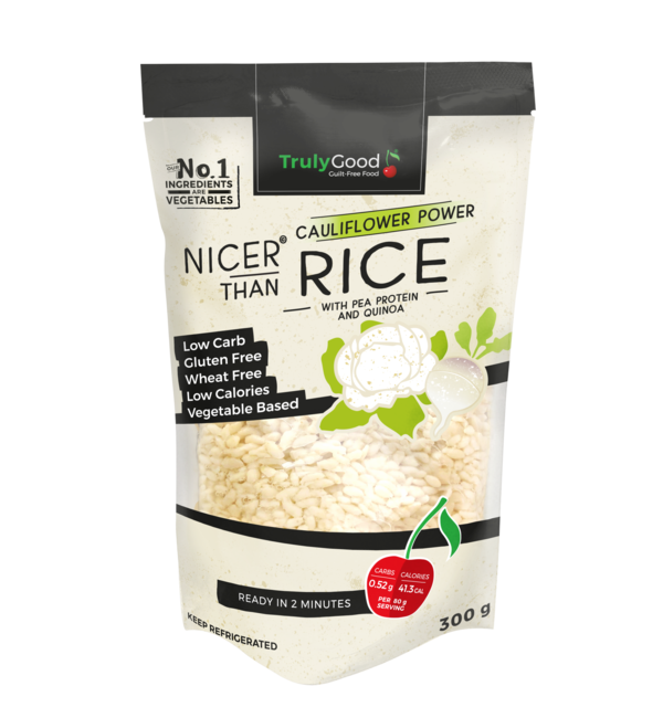Vegetable & Ancient Grain Rice: 2 to 3 servings