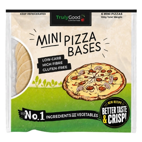 Mini Pizza Bases: 6 servings (NEW RECIPE)