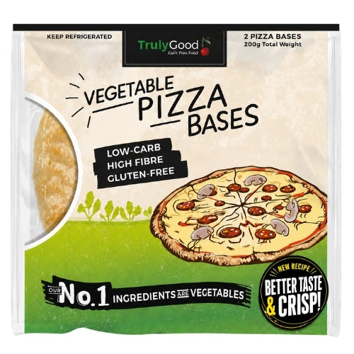 Vegetable Pizza Bases: 2 servings (NEW RECIPE)